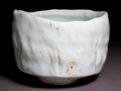 jas porcelain teabowl w/shino glaze