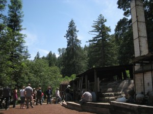 The work train begins.